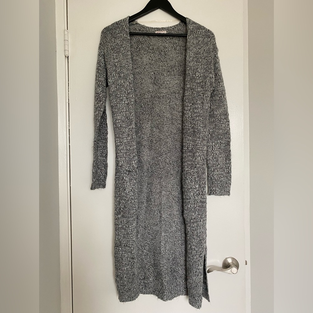 90’s long knit cardigan